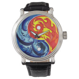 Fire and Ice Yin-Yang Watch