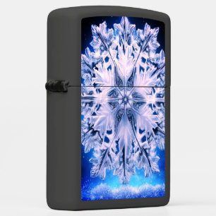 Fire and ice zippo lighter