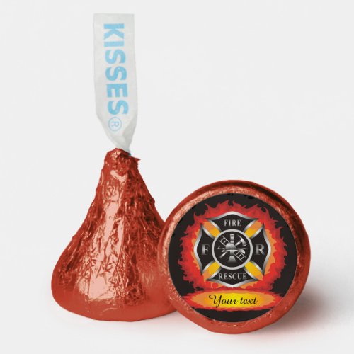 Fire and Rescue Flames Firefighter Hersheys Kisses