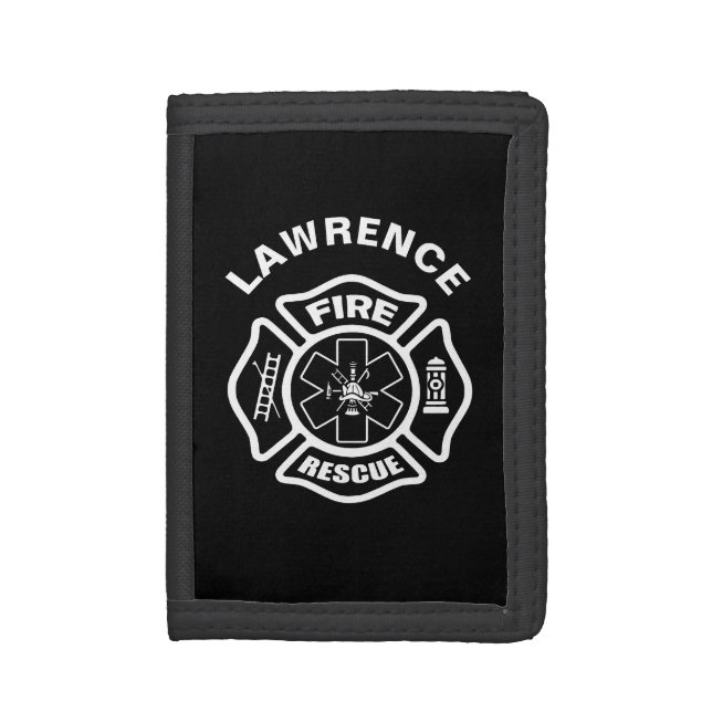 Fire and Rescue Trifold Wallet (Front Vertical)