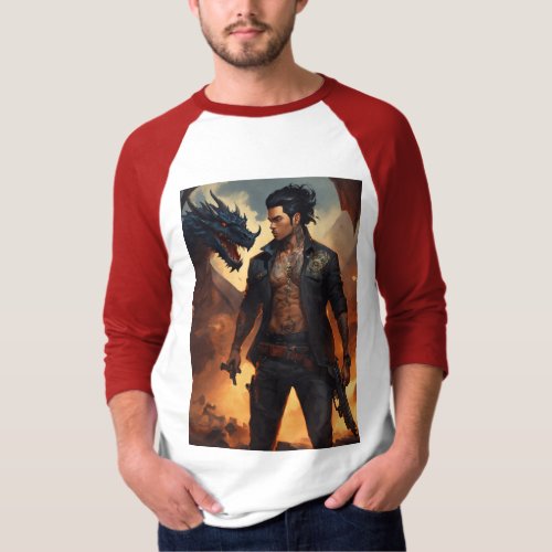 Fire and Shadows Noir Chronicles of Blades Bulle T_Shirt