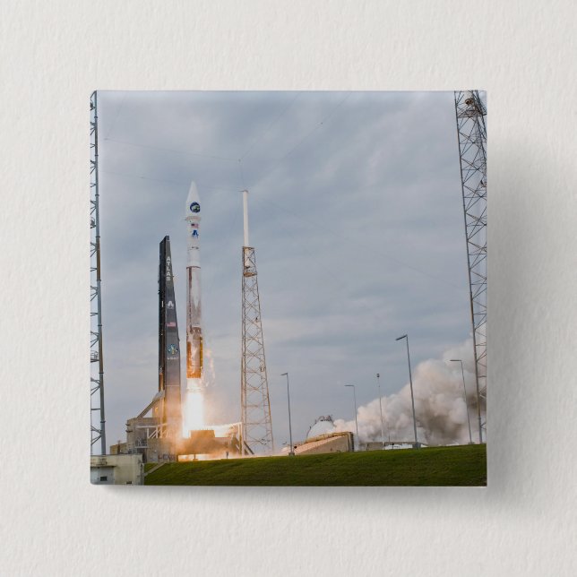 Fire and smoke signal the liftoff button (Front)