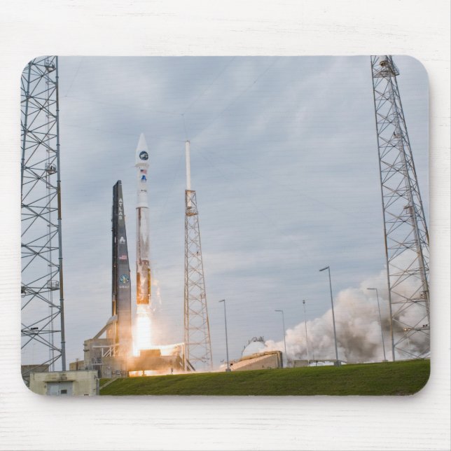 Fire and smoke signal the liftoff mouse pad (Front)