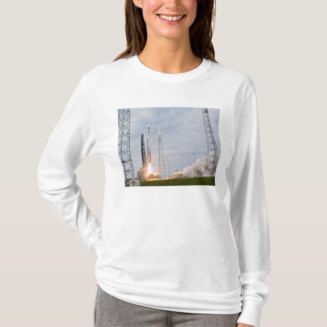 Fire and smoke signal the liftoff T-Shirt (Front)