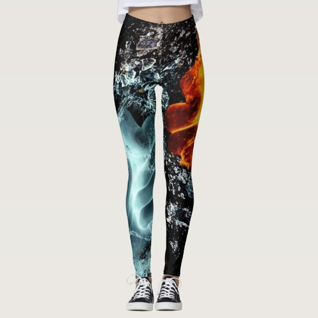 Fire and Water Leggings (Front)