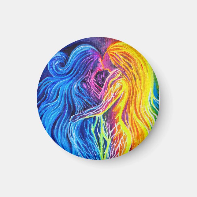 Fire and water magnet (Front)