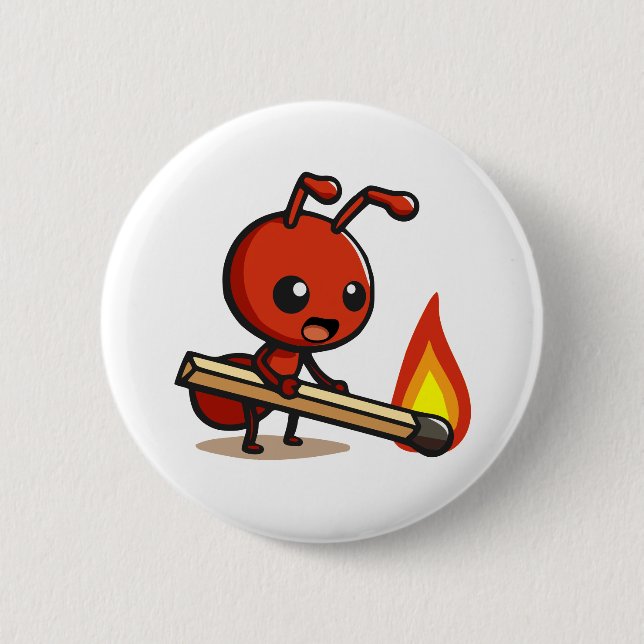 Fire Ant Button (Front)