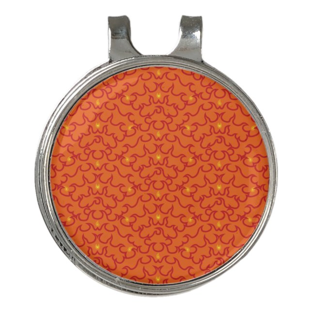 Fire Arches Golf Hat Clip (Front)