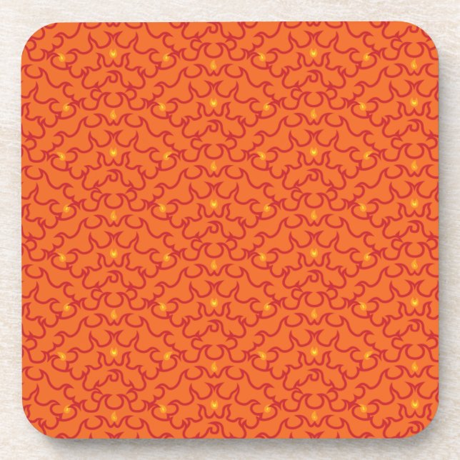 Fire Arches Square Coaster (Front)