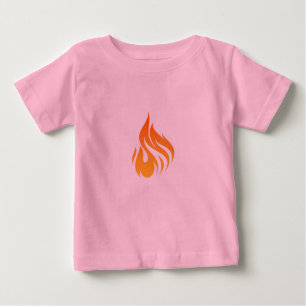 Fire art design baby T-Shirt