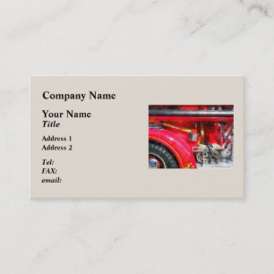 Fire Axe and Hose Business Card