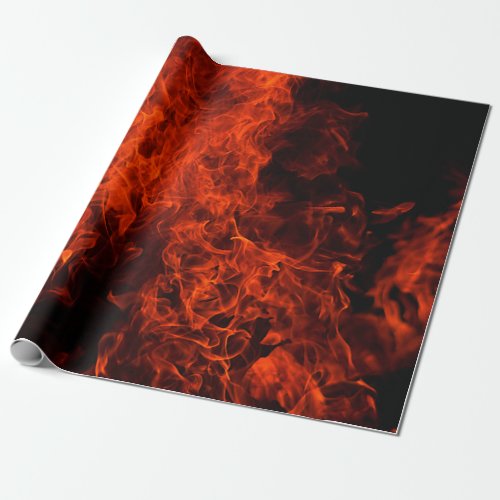 Fire background flame black hot wrapping paper