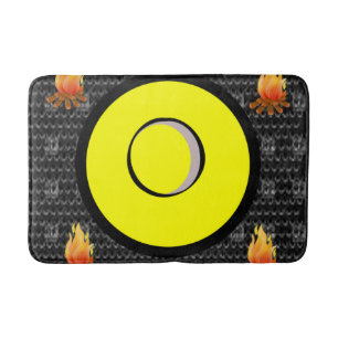 Fire bathroom bathmat