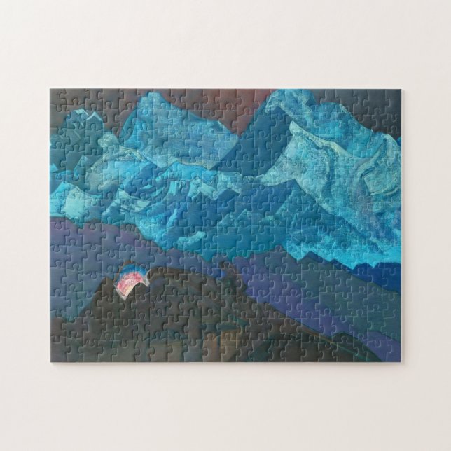 Fire Blossom by Nicholas Roerich Jigsaw Puzzle (Horizontal)