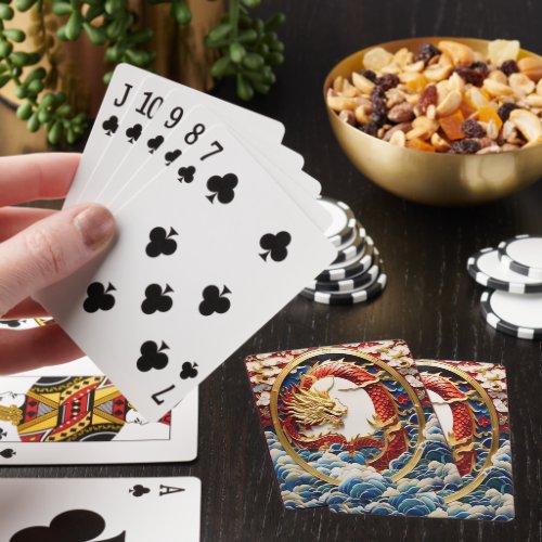 Fire breathing dragon artificial intelligence playing cards