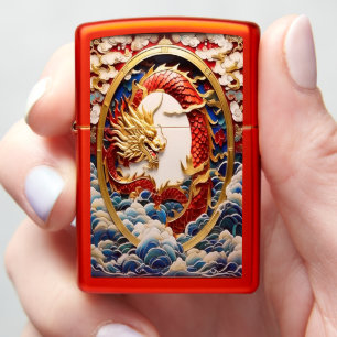 Fire breathing dragon artificial intelligence zippo lighter