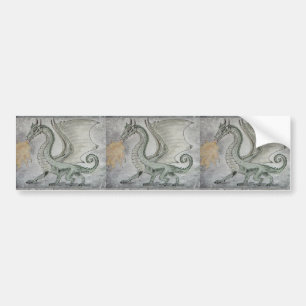 Fire Breathing Dragon Bumper Sticker