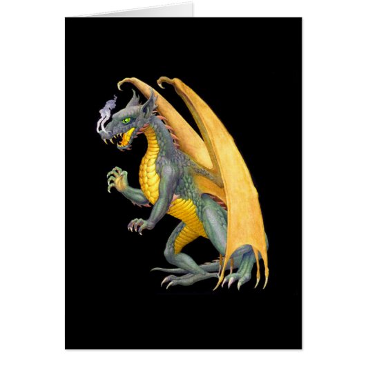 Fire Breathing Dragon Card (Front)