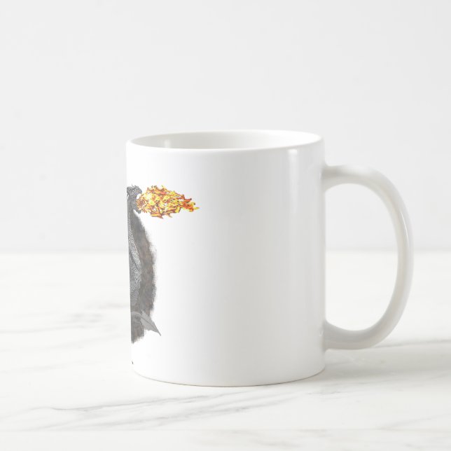 Fire-Breathing Dragon Coffee Mug (Right)