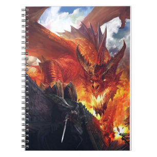 Fire Breathing Dragon Fantasy Notebook