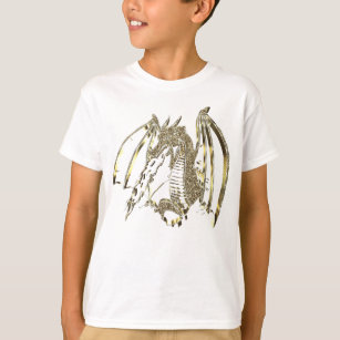 Fire-breathing Dragon Golden Dragon T-Shirt