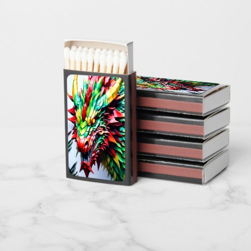 Fire breathing dragon Green And Red Matchboxes