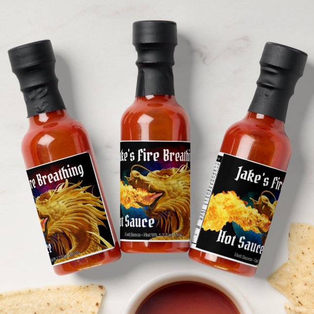 Fire Breathing Dragon Hot Sauce (Laydown)