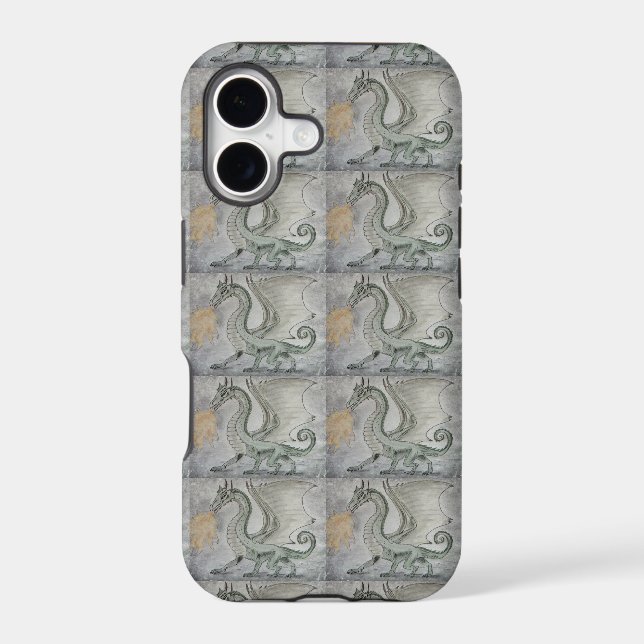 Fire Breathing Dragon Iphone Case (Back)