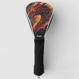 Fire Breathing Dragon Personalized Golf Head Cover