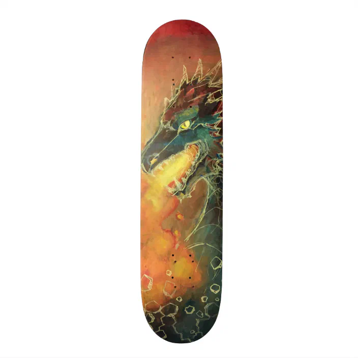 Fire Breathing Dragon Skateboard | Zazzle.com