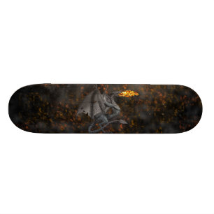 Fire-Breathing Dragon Skateboard Deck