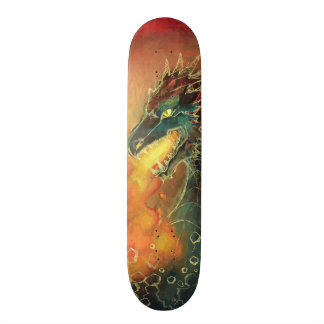 Fire Breathing Dragon Skateboard Deck