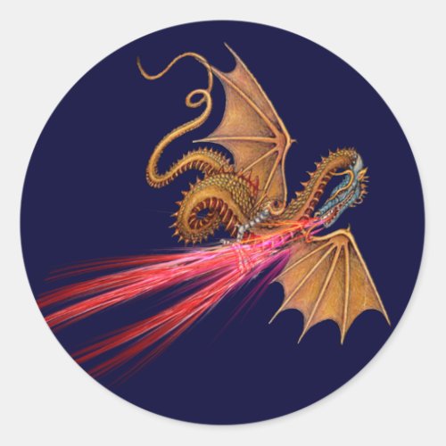 Fire breathing dragon _ Sticker