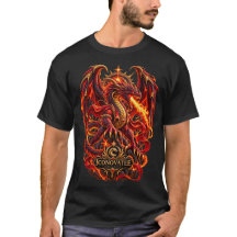 Fire Breathing Dragon T-Shirt – Epic Mythical Fant