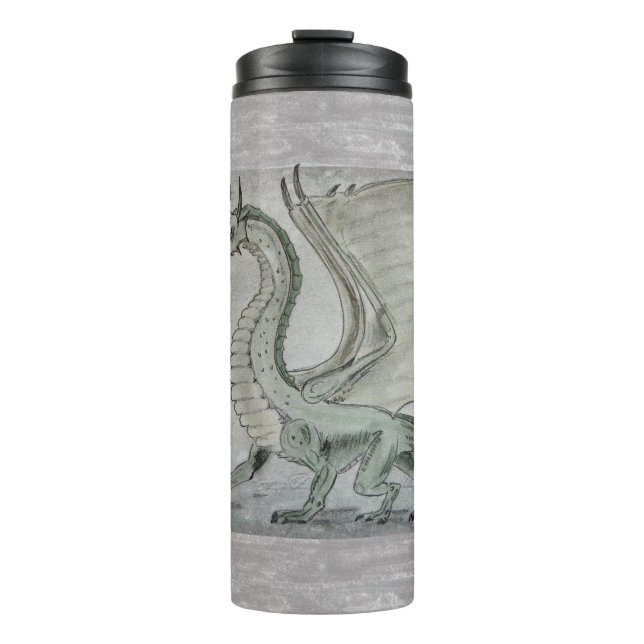 Fire Breathing Dragon Thermal Tumbler (Front)