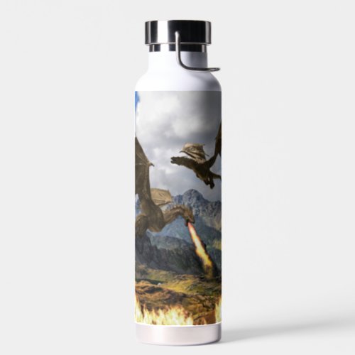 Fire Breathing Dragon Wyvern   Water Bottle