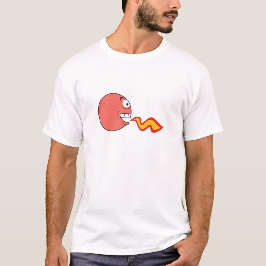 Fire Breathing Smiley Face T-Shirt