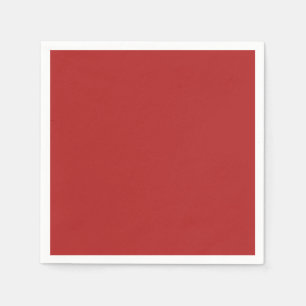 Fire Brick Red Solid Color Tone Napkins