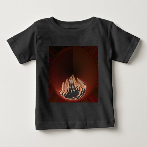 Fire Burning Hakuna Matata in Lifepng Baby T_Shirt