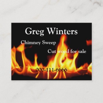 Fire Business Card by TheCardStore at Zazzle