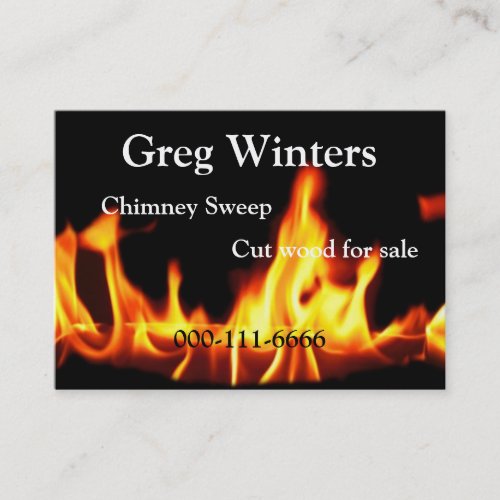 Fire Business Card