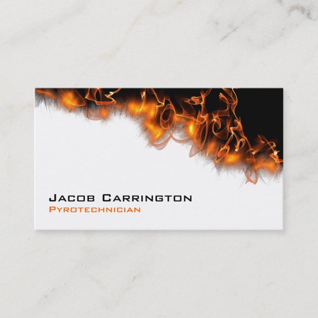 Fire! Business Card (Front)