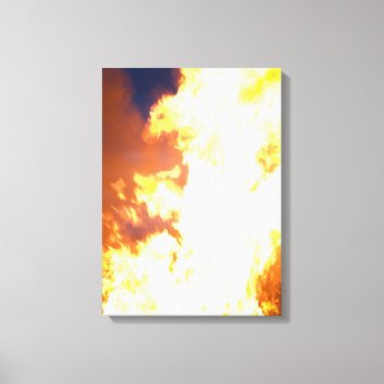 Fire Canvas Print by hildurbjorg at Zazzle