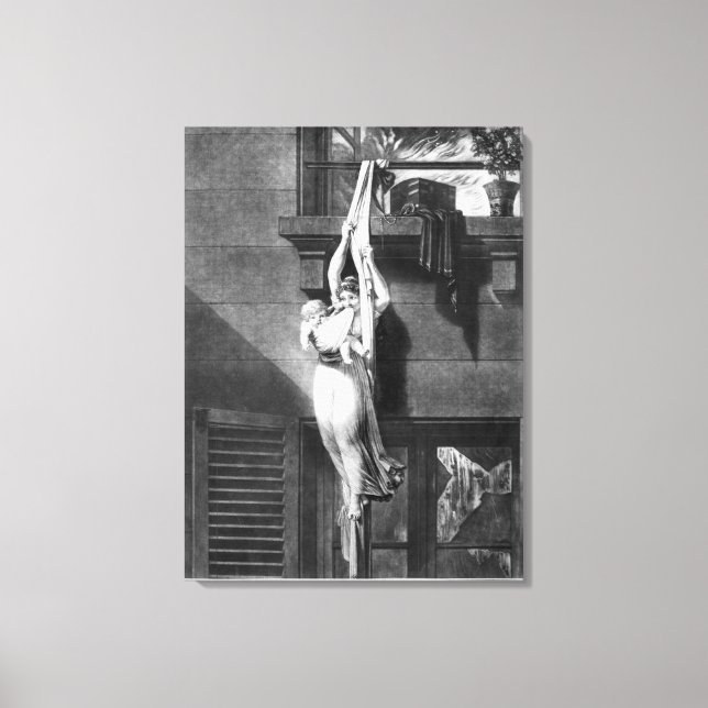 Fire Canvas Print (Front)