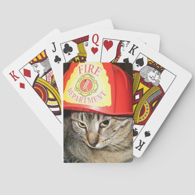 Fire-Cat Poker Cards (Back)