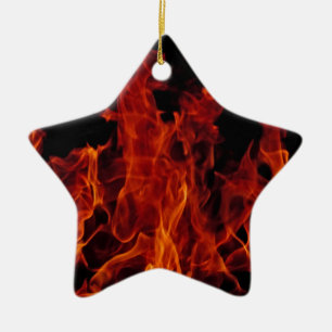 Fire Ceramic Ornament
