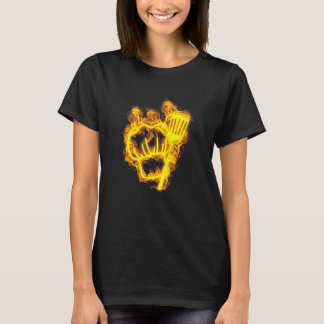 Fire Chef Hat Flames Cooking Cook Chef T-Shirt