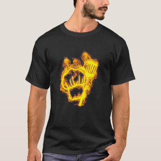 Fire Chef Hat Flames Cooking Cook Chef T-Shirt