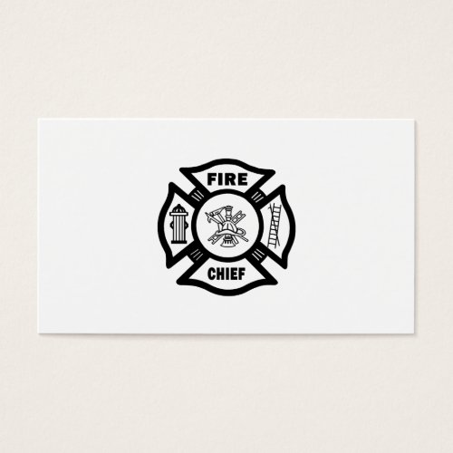 Fire Chief Business Card Templates