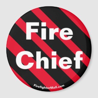 Fire Chief Black/Red magnet